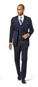 Made to Measure 3pc Black Suit