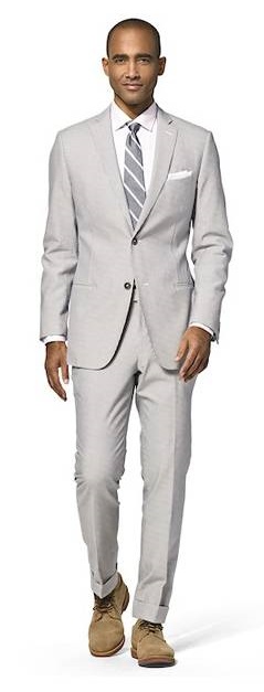 Light Grey Mens Suit