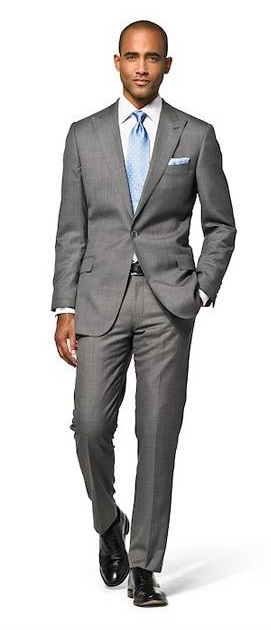 Medium Grey Mens Business Suit
