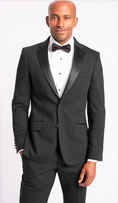 Notch lapel Tuxedo Suit OM Custom Tailors